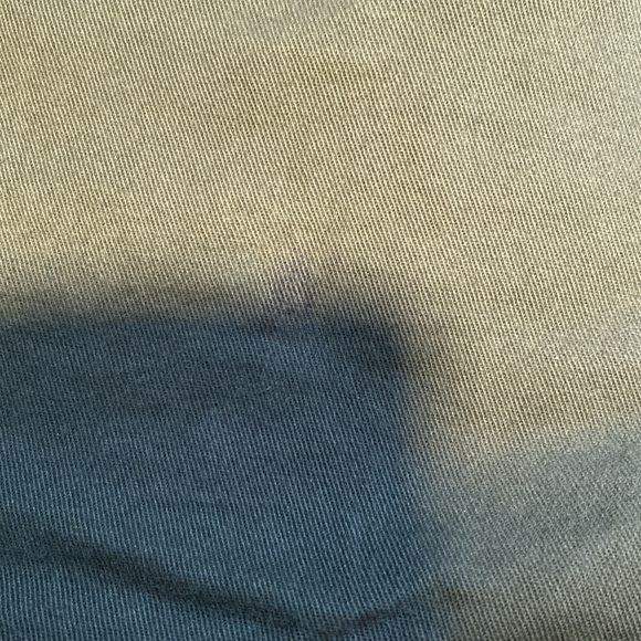 H&M Divided Mens Army Green Tapered Twill Joggers with Zips Size 34 - Picture 5 of 6